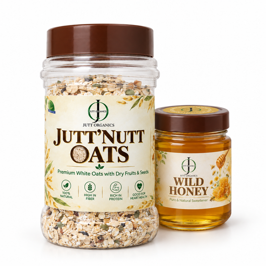 Oats with Nuts, Seeds & Dry Fruits + Pure Honey | Breakfast Combo