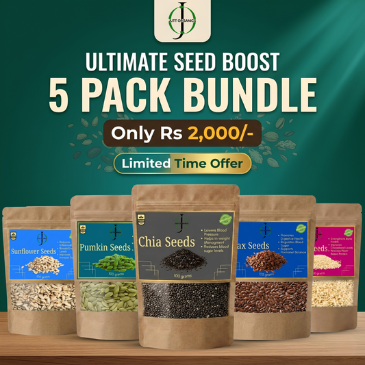 5-in-1 Daily Seed Boost Combo Pack | Chia, Flax, Pumpkin, Sunflower & Sesame Seeds